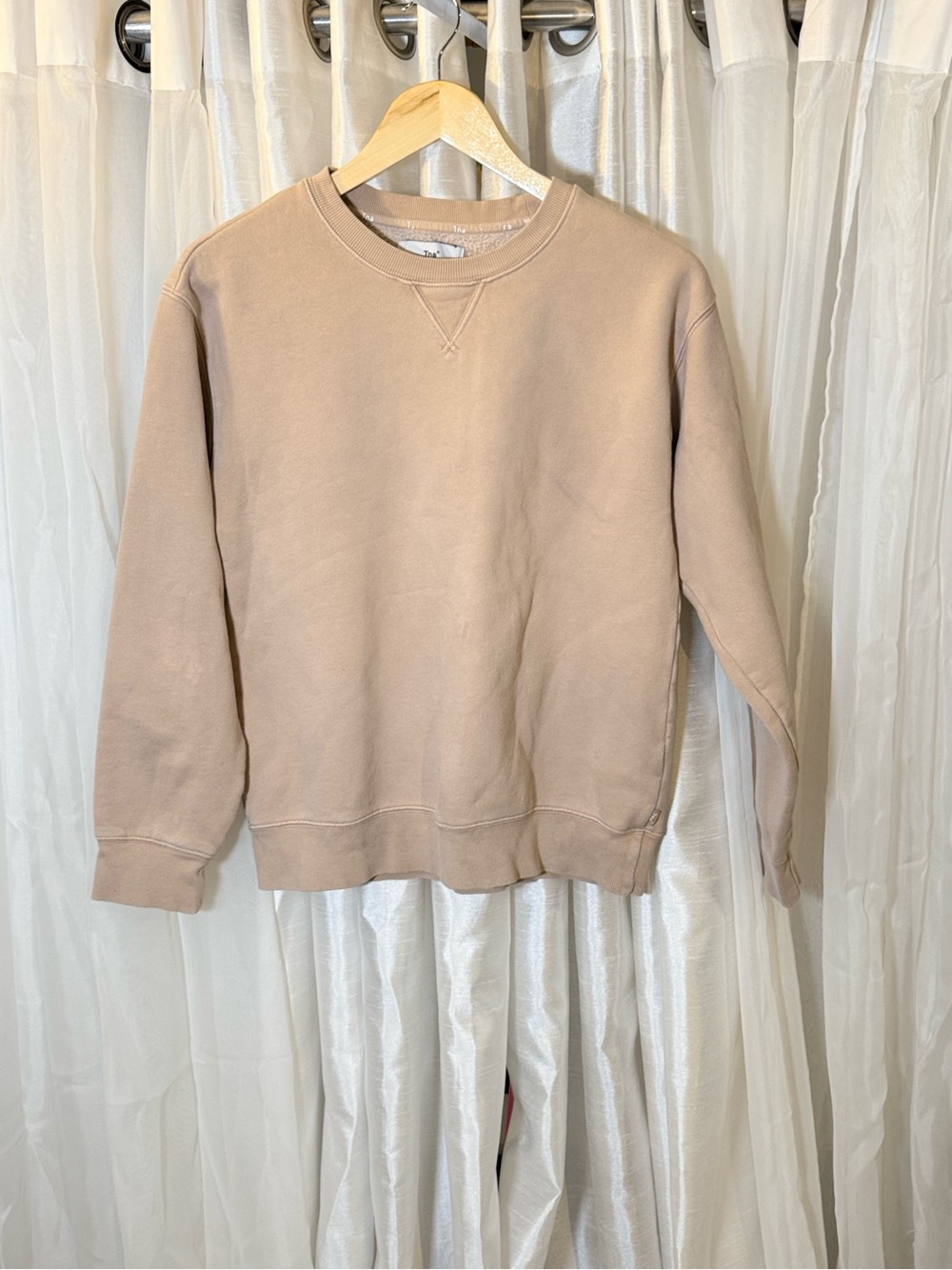 TNA Men's Crewneck Sweatshirt in Light Taupe